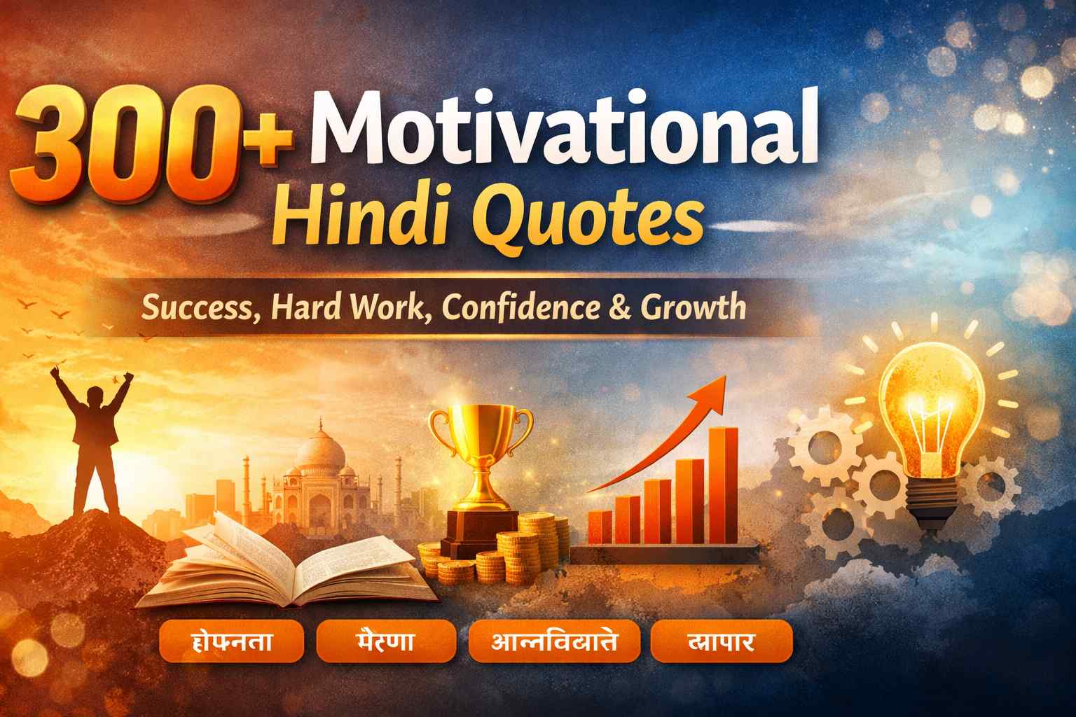 300+ Powerful Motivational Hindi Quotes for Success, Confidence & Growth (2026) - ToolNest Blog