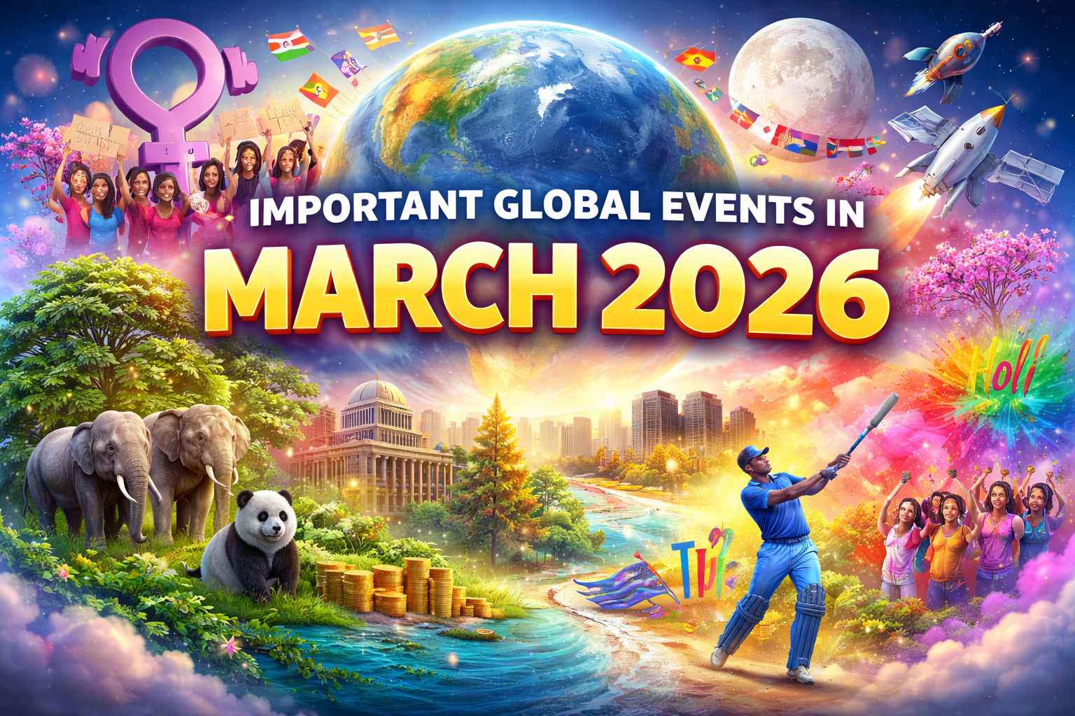 Important Global Events in March 2026 | Major World News & Key Dates