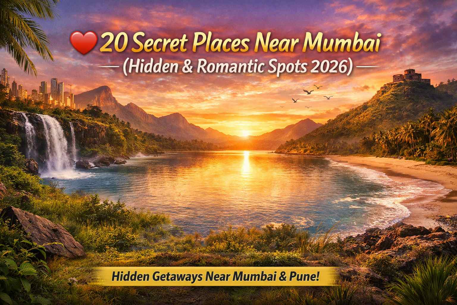 20 Secret Places Near Mumbai (Hidden & Romantic Spots 2026)